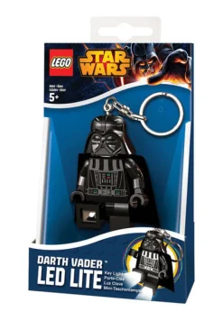 Lego Star Wars Darth Vader 2 in. D Plastic Black Loop Keychain w/LED Light