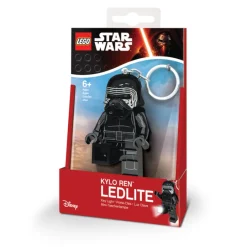 Lego Star Wars Kylo Ren 2 in. D Plastic Black Loop Keychain w/LED Light