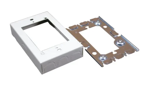 Legrand Rectangle Metal 1 gang Extension Starter Box Ivory