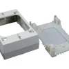 Legrand Rectangle Plastic 1 gang Outlet Box Ivory