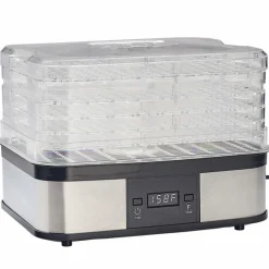 Lem Silver/Black Food Dehydrator 3.5 sq. ft.
