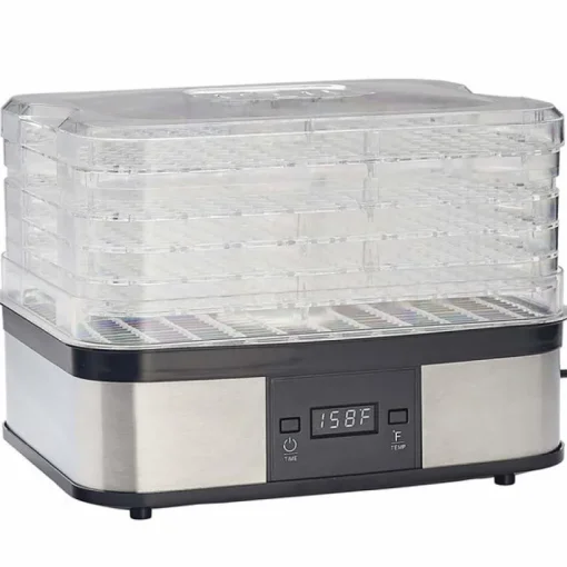 Lem Silver/Black Food Dehydrator 3.5 sq. ft.