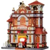 Lemax Eastside Fire Station Village Building Multicolor Porcelain 8.9 in. 1 each