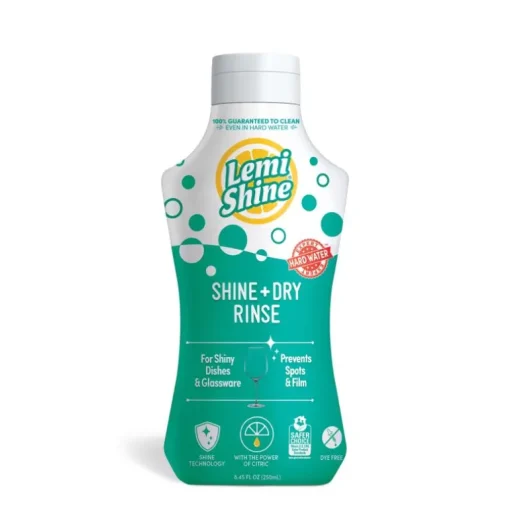 Lemi Shine Lemon Scent Gel Dishwasher Rinse Aid 8.45 oz 1 pk