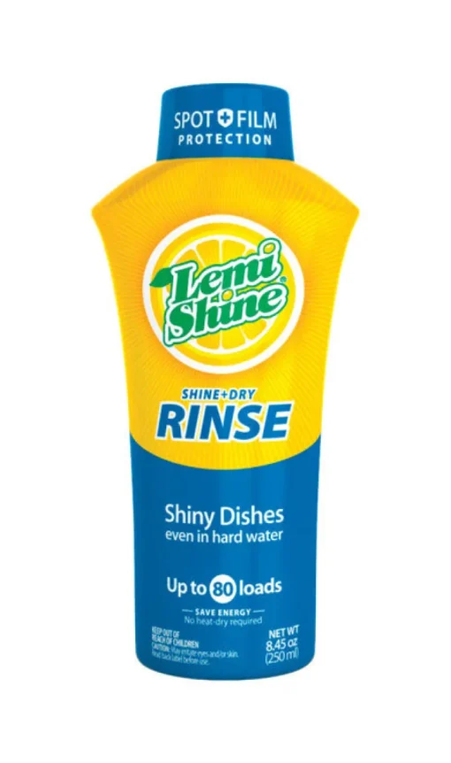 Lemi Shine Lemon Scent Gel Dishwasher Rinse Aid 8.45 oz 1 pk