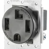 Leviton 15 amps 125 V Duplex Black Outlet 5-15R 1 pk