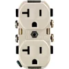 Leviton 20 amps 125 V Duplex Light Almond Outlet 5-20R 1 pk