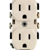Leviton 15 amps 125 V Duplex Light Almond Outlet 5-15R 1 pk