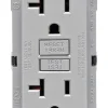 Leviton 20 amps 125 V Gray GFCI Outlet 5-20R 1 pk
