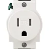 Leviton 15 amps 125 V Single White Tamper Resistant Outlet 5-15R 1 pk