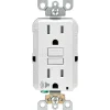 Leviton 15 amps 125 V White Audible Outlet 5-15R 1 pk