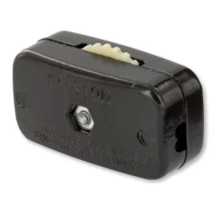 Leviton 6 amps Single Pole Feed Through Switch Brown 1 pk
