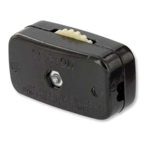 Leviton 6 amps Single Pole Feed Through Switch Brown 1 pk