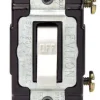 Leviton 15 amps Single Pole Toggle Switch White 1 pk