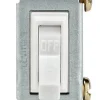 Leviton 15 amps Toggle Switch White 1 pk (Pack of 10)