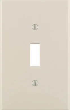 Leviton Almond 1 gang Nylon Toggle Wall Plate 1 pk