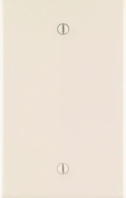 Leviton Almond 1 gang Nylon Blank Wall Plate 1 pk