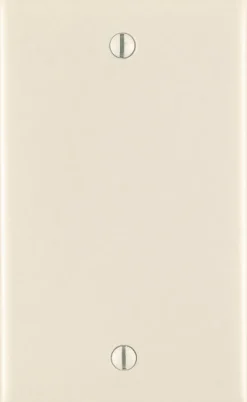 Leviton Almond 1 gang Plastic Blank Wall Plate 1 pk (Pack of 25)