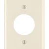 Leviton Almond 1 gang Thermoset Plastic Outlet Wall Plate 1 pk