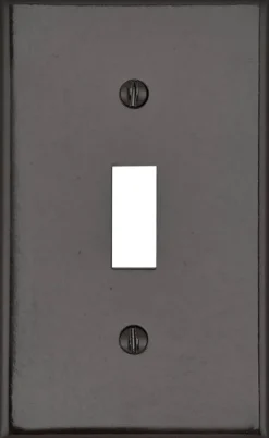 Leviton Brown 1 gang Thermoset Plastic Toggle Wall Plate 1 pk