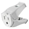 Leviton Commercial and Residential Thermoplastic Straight Blade Connector 5-15R 2 Pole 3 Wire