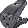 Leviton Commercial and Residential Thermoplastic Ground/Straight Blade Hinged Cord Outlet 5-15R