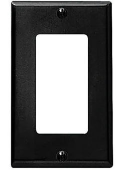 Leviton Decora Brown 1 gang Thermoset Plastic Decorator Wall Plate 1 pk