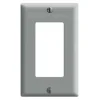 Leviton Decora Gray 1 gang Thermoset Plastic Decorator Wall Plate 1 pk