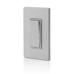 Leviton Decora Light Gray 3A 120V 600W Thermoplastic 1-Pole Rocker Dimmer