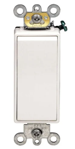 Leviton Decora Plus 20 amps Rocker Switch White 1 pk
