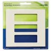 Leviton Decora Plus Almond 3 gang Polycarbonate Decorator Screwless Wall Plate 1 each