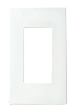 Leviton Decora White 1 gang Polycarbonate Decorator Wall Plate 1 pk