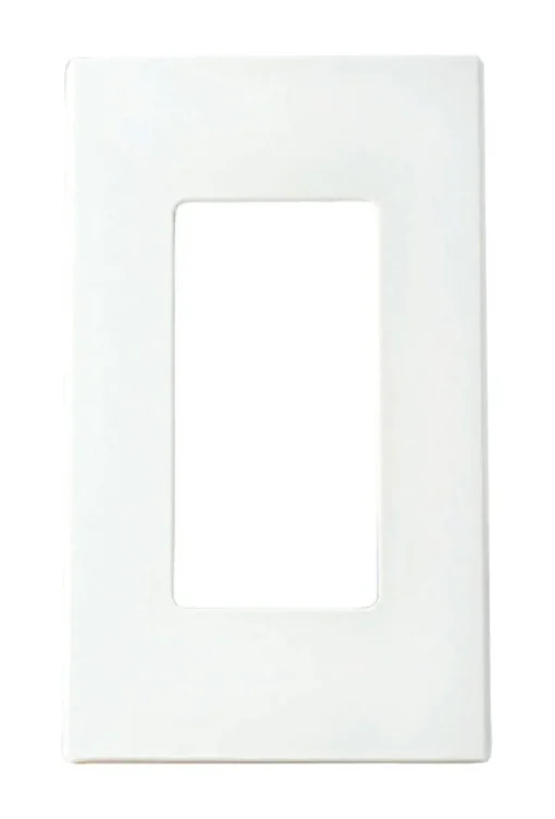 Leviton Decora White 1 gang Polycarbonate Decorator Wall Plate 1 pk