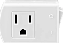 Leviton Grounded 1 outlets Switch Tap Adapter 1 pk