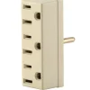 Leviton Grounded 3 outlets Outlet Adapter 1 pk