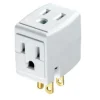 Leviton Grounded 3 outlets Cube Tap 1 pk