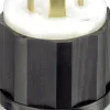 Leviton Industrial Nylon Curved Blade/Ground Locking Plug L14-30P 14-8 AWG 3 Pole 4 Wire