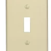 Leviton Ivory 1 gang Nylon Toggle Wall Plate 1 pk (Pack of 20)