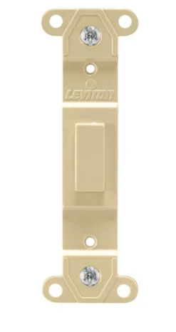 Leviton Ivory 1 gang Plastic Blank Wall Plate 1 pk