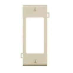 Leviton Light Almond 1 gang Thermoplastic Nylon Decorator Sectional End Wall Plate 1 pk