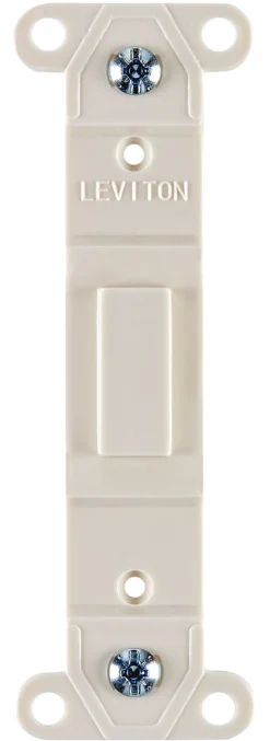 Leviton Light Almond 1 gang Thermoset Plastic Blank Wall Plate 1 pk