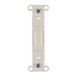 Leviton Light Almond 1 gang Thermoset Plastic Blank Wall Plate 1 pk