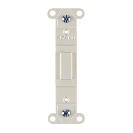 Leviton Light Almond 1 gang Thermoset Plastic Blank Wall Plate 1 pk