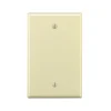 Leviton Light Almond 1 gang Thermoset Plastic Blank Wall Plate 1 pk
