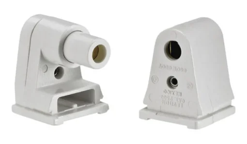 Leviton Plastic Fluorescent Pedestal Base Lampholder 1 pk