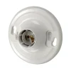 Leviton Plastic Incandescent Medium Base Keyless Lampholder 1 pk