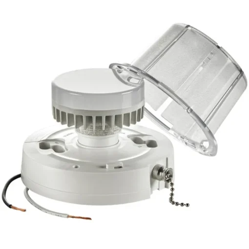 Leviton Plastic LED GU24 Ceiling Keyless Lampholder With Chain 1 pk