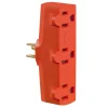 Leviton Polarized 3 outlets Outlet Adapter 1 pk