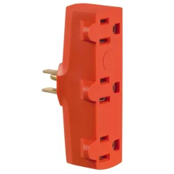 Leviton Polarized 3 outlets Outlet Adapter 1 pk