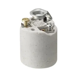 Leviton Porcelain Incandescent Medium Base Keyless Socket 1 pk (Pack of 10)